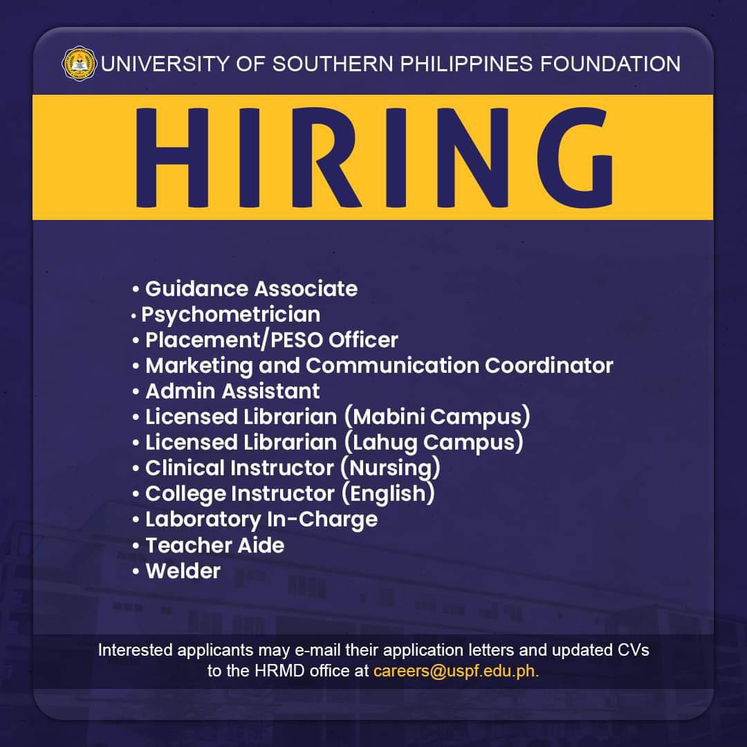 FB Careers Post for August 22