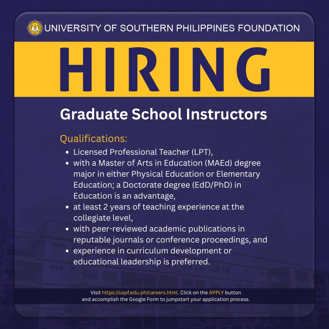 FB Careers Post for April 12